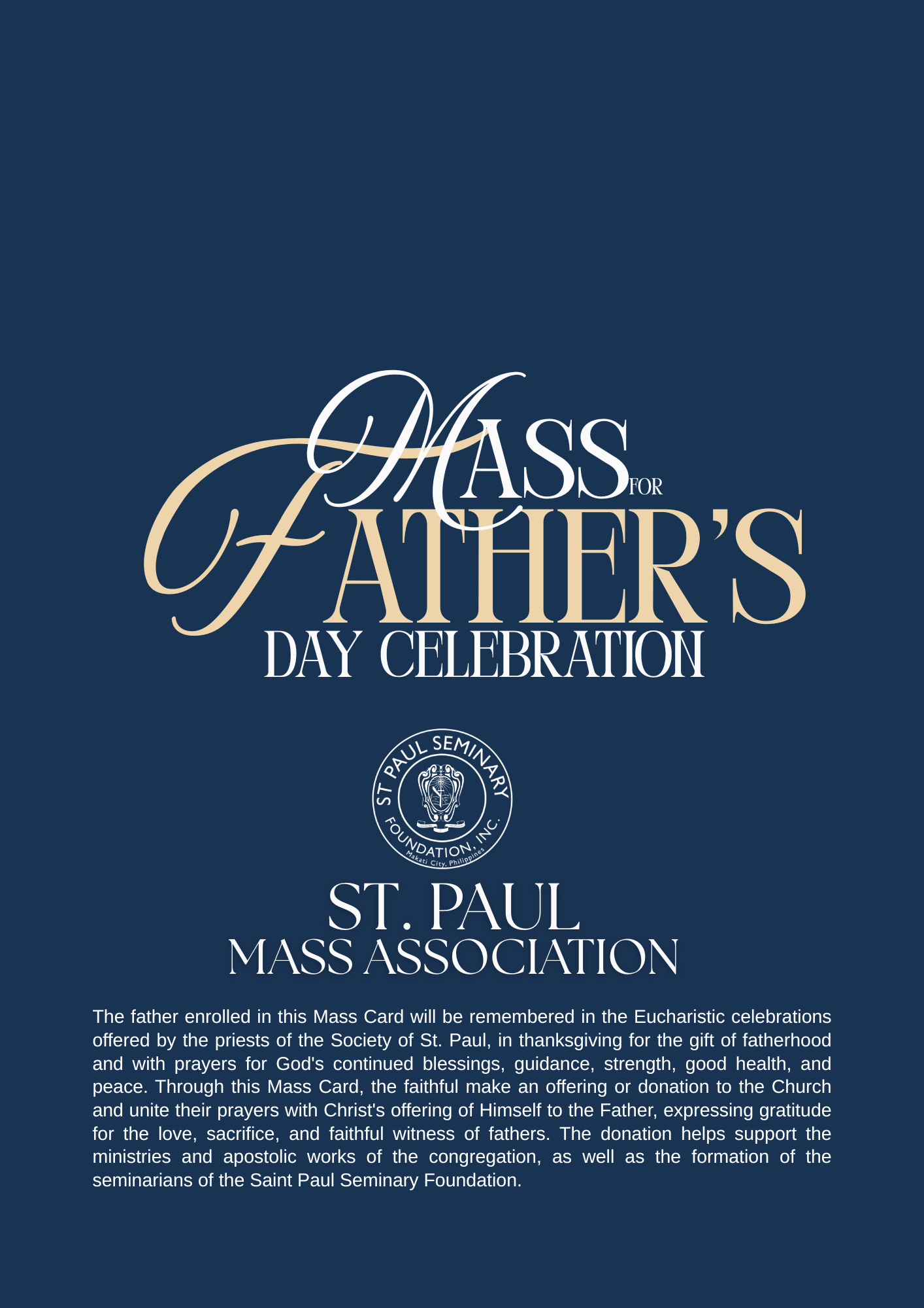 E-Mass Card for Father's Day