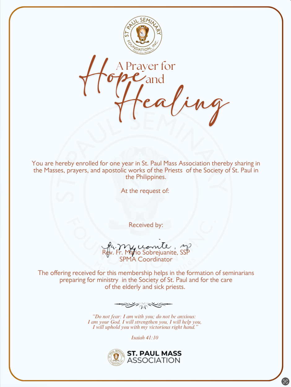 SPMA1 E-Mass Card for Healing