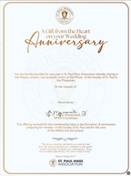 SPMA1 E-Mass Card for Wedding Anniversary