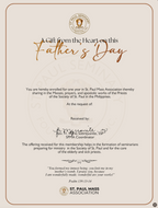 SPMA1 E-Mass Card for Father's Day
