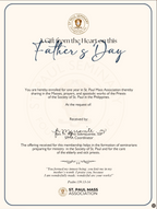 SPMA2 E-Mass Card for Father's Day