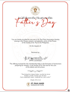 SPMA4 E-Mass Card for Father's Day
